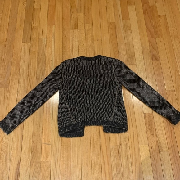 Maje Black and Silver Jacket Size 1/Small - Picture 4 of 8